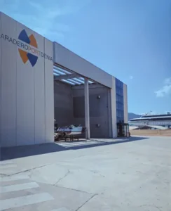 Entrance to the Port Denia office