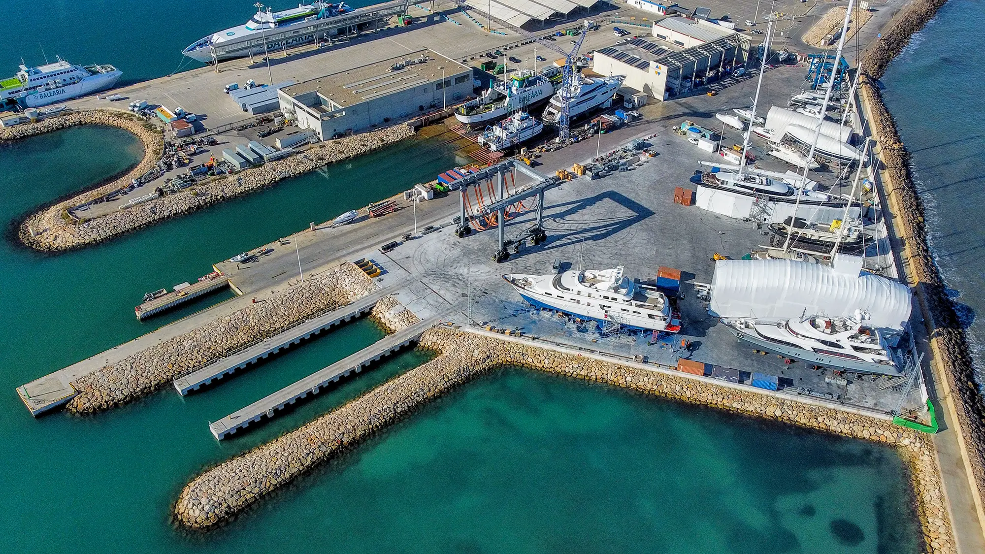 Port Denia shipyard all facilities