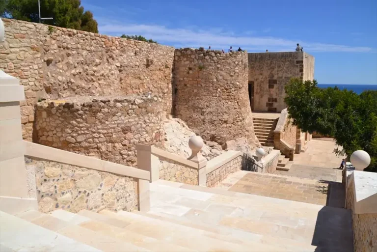 Denia castle in Spain