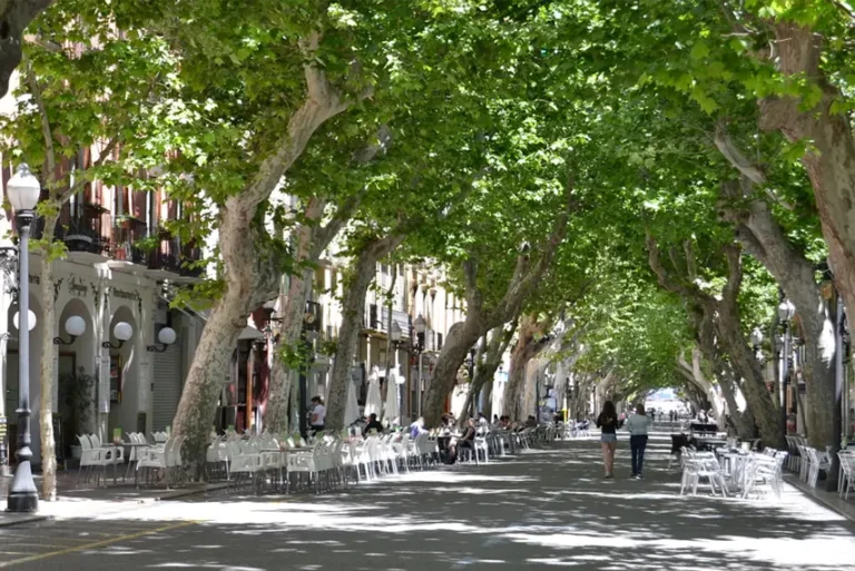 Marques de Campo street in Denia, Spain